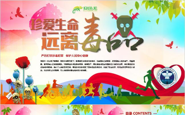 禁毒课件PPT模板缩略图