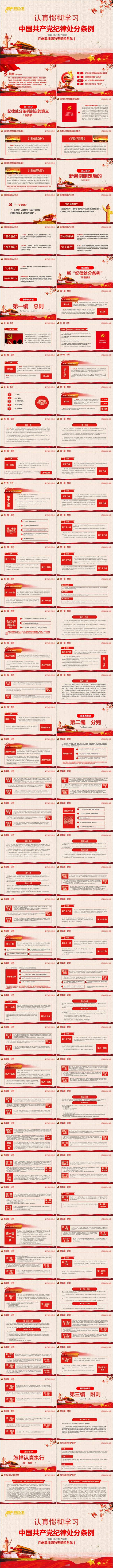 2018最新《中国共产党纪律处分条例》培训ppt课件
