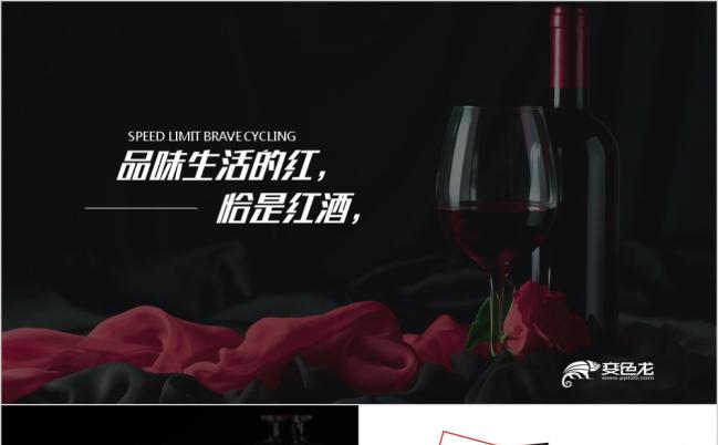 极简时尚高端葡萄酒红酒品牌介绍计划书PPT模板缩略图