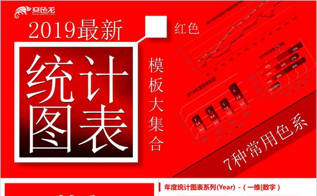 2019专业数据统计图表PPT模板缩略图