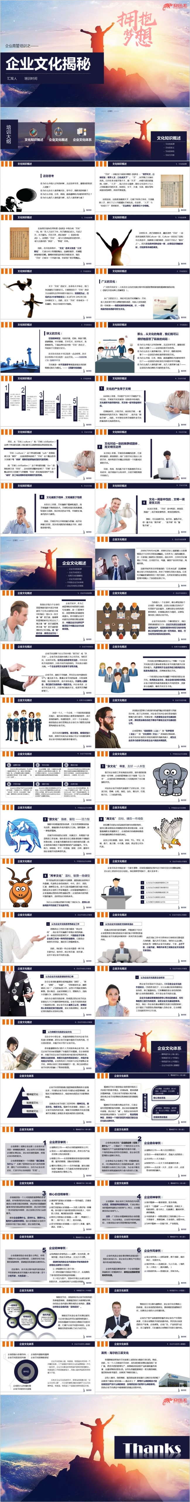 企业文化揭秘之企业文化员工培训PPT模板