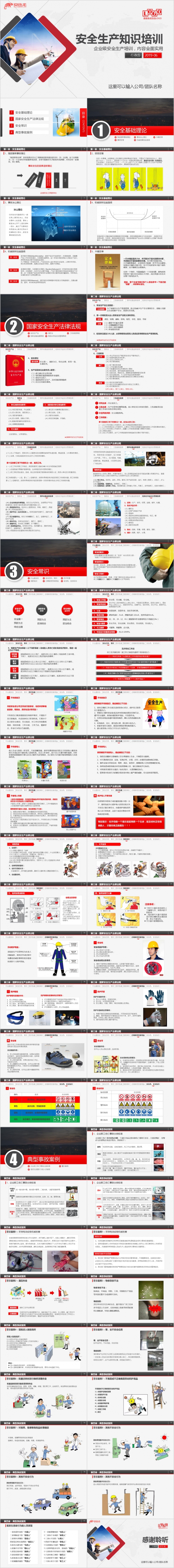 企业安全生产知识培训安监新员工安全培训PPT模板