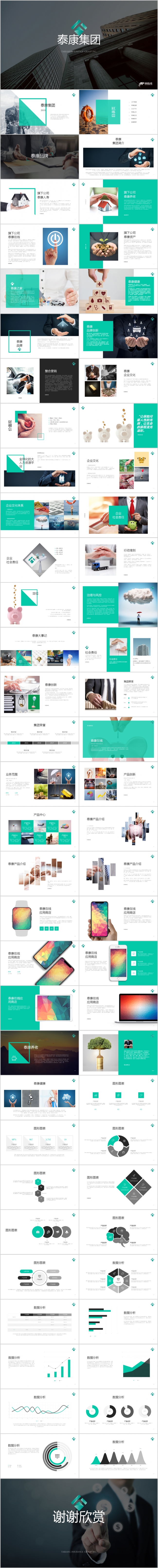 保险行业之泰康保险集团公司简介公司培训品牌宣讲PPT模版