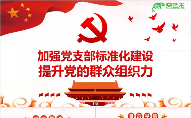 加强党支部标准化建设中国共产党支部工作条例解读ppt缩略图