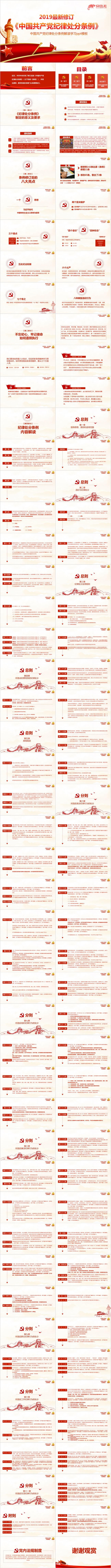 2019中国共产党纪律处分条例解读通用ppt