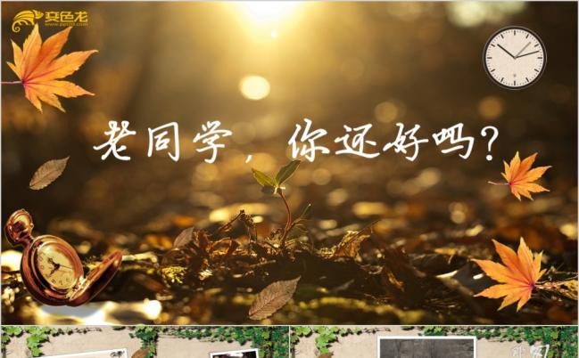 怀旧风同学聚会毕业典礼回忆录电子相册缩略图