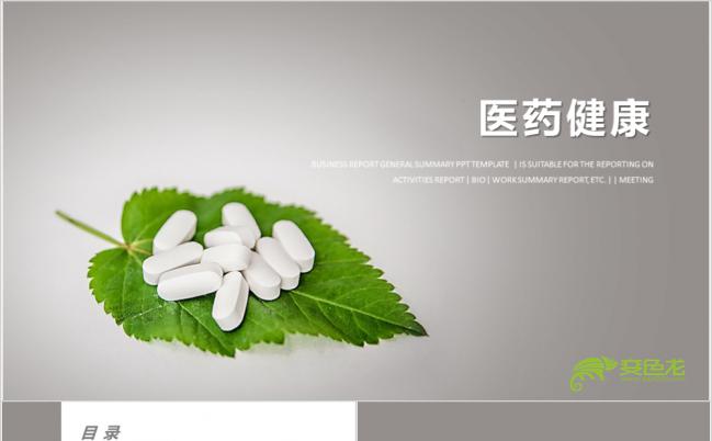 医院绿色药物医疗工作总结PPT模板缩略图