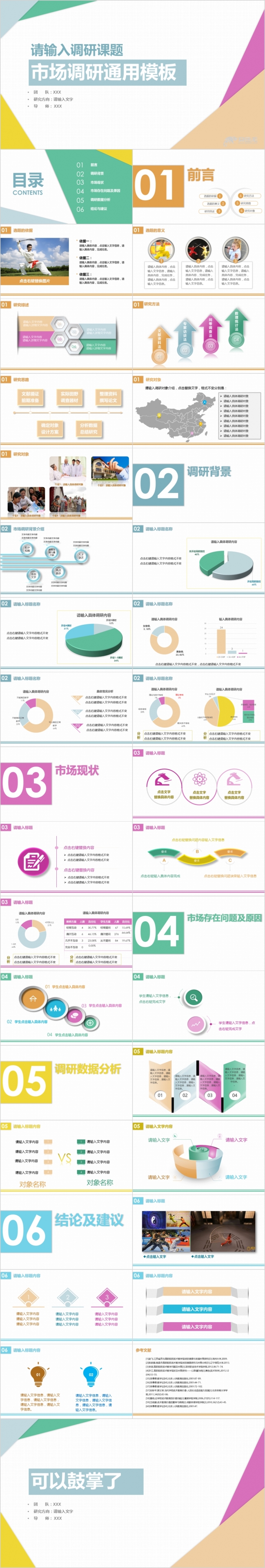 2019市场调研报告通用模板