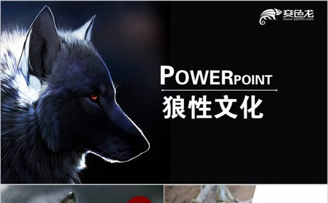 团队精神狼性文化员工培训激励商务业绩报告PPT模板缩略图