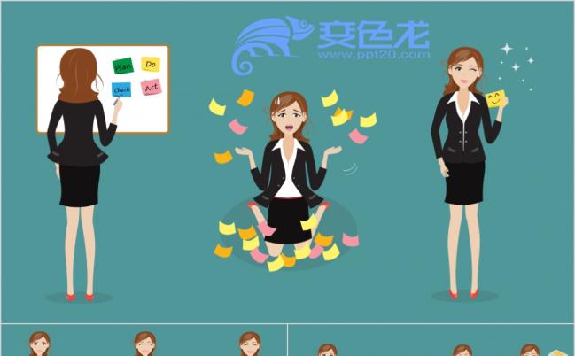 漫画风中国剪纸人物素材大全缩略图