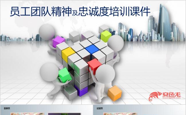 2019员工团队精神及忠诚度培训课件更多员工培训课件尽在空间专辑缩略图