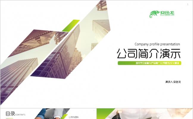 2019简约公司介绍企业宣传公司简介商务融资PPT模板缩略图