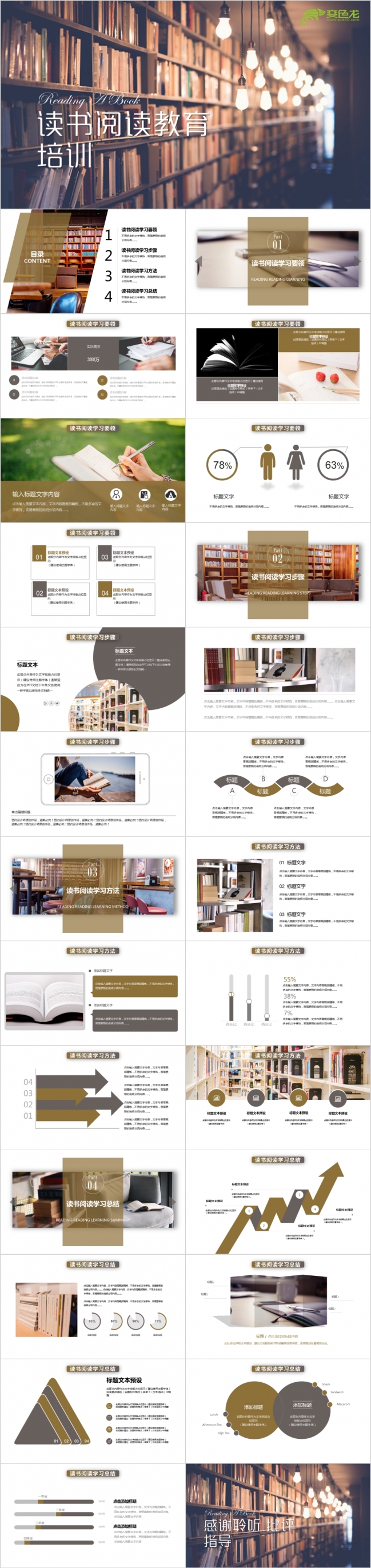 2019爱上阅读读书开课培训课件通用PPT
