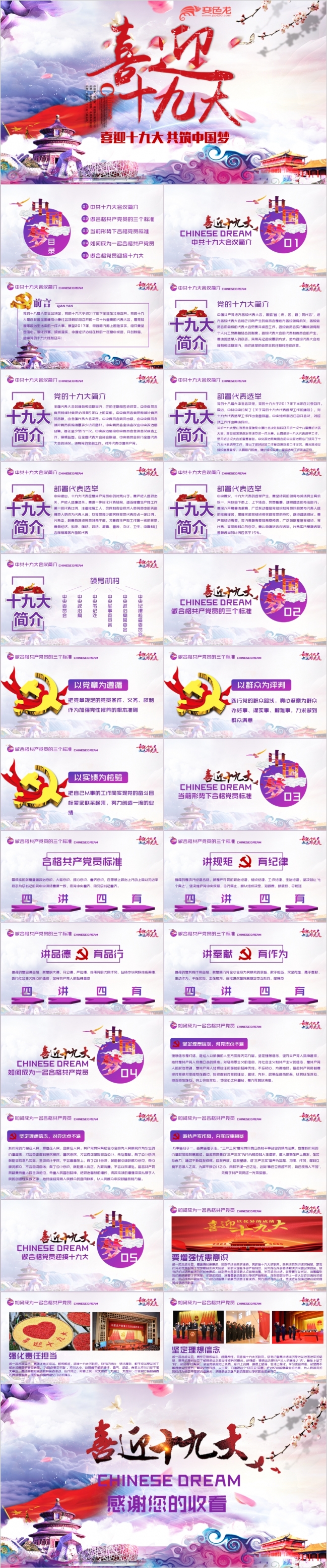 聚焦十九大报告学习解读十九大专题党课培训ppt课件