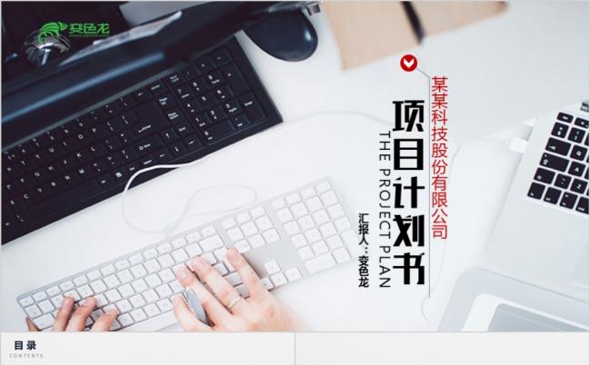 2019商务项目计划书PPT模板缩略图