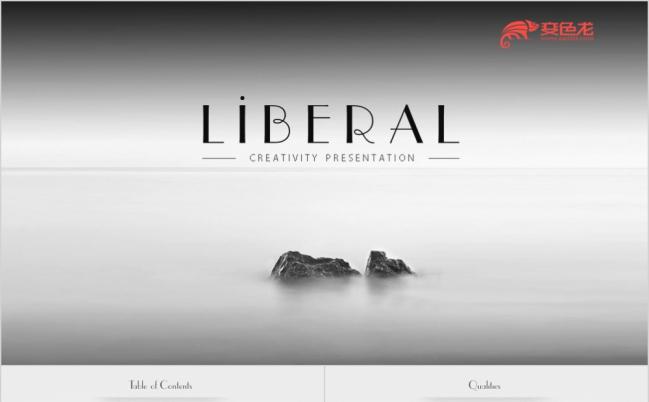 创意极简灰外资公司商务工作汇报总结PPT模板缩略图