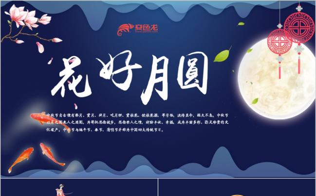 卡通风中秋习俗PPT模板缩略图