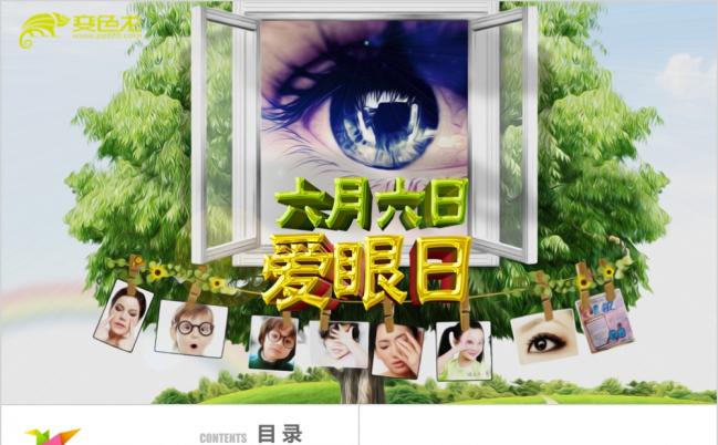 2019全国爱眼日眼睛保护视力保护眼科PPT缩略图