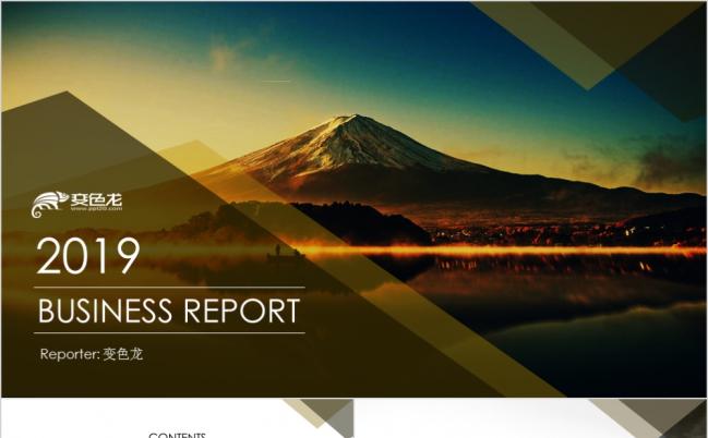 2019创意简约商务工作总结汇报ppt模板缩略图