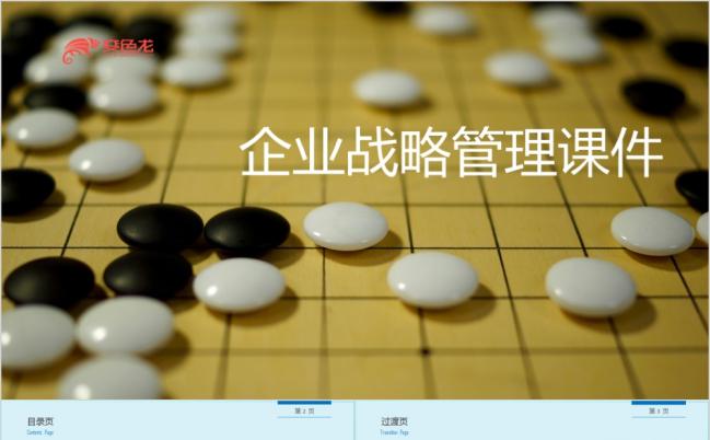 企业战略管理课件更多员工培训课件尽在空间专辑PPT模板缩略图