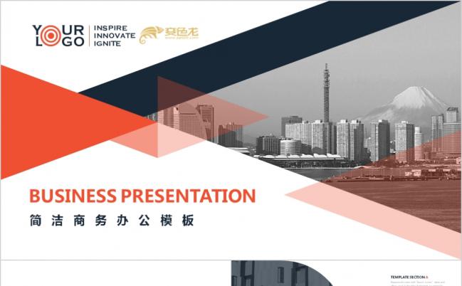 欧美风格计划总结公司介绍PPT模板缩略图