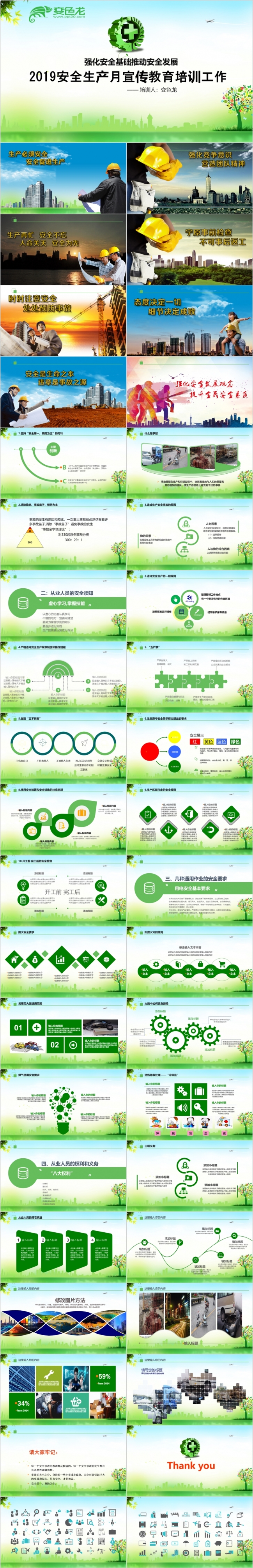 2019安全生产培训教育安全生产月安全检查通用ppt