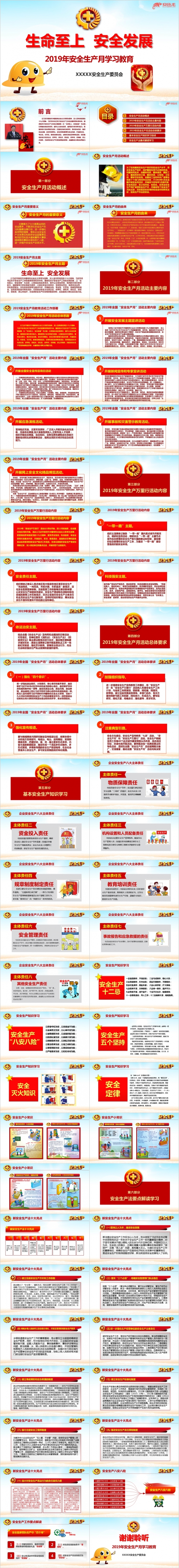 2019年安全生产月活动培训ppt课件