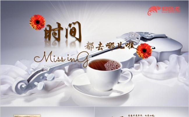 时间都去哪了怀旧动态电子相册PPT模板缩略图