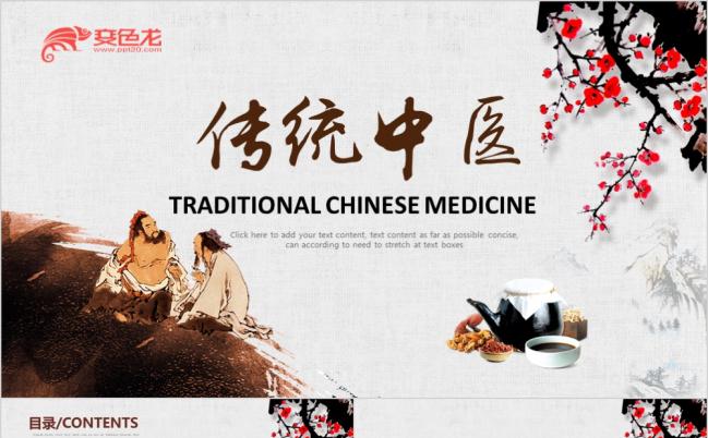  设计感精良传统中医药文化展示宣传PPT模板缩略图