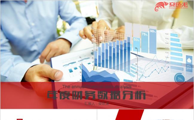 严谨大气年度财务数据分析报表PPT模板缩略图