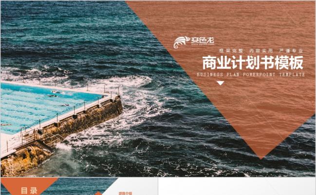 多彩超实用百搭商业计划书PPT模版缩略图
