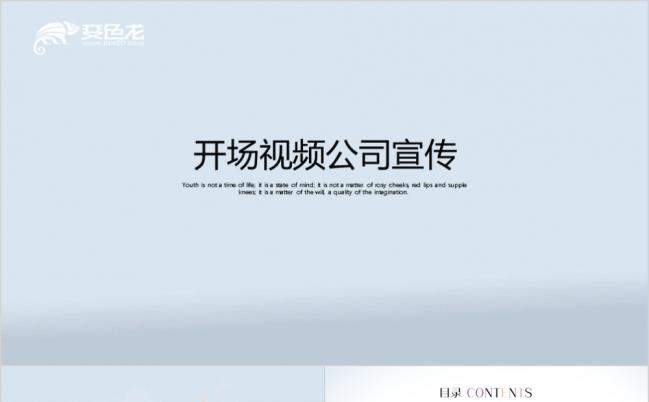 精美大气公司宣传烟雾开场PPT模版缩略图