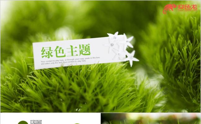 绿色清新主题教育教学培训教师公开课ppt动态模板缩略图
