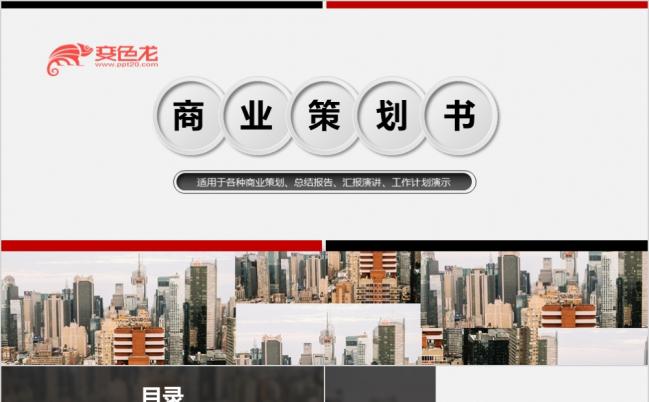 融资类商业策划书PPT模板缩略图