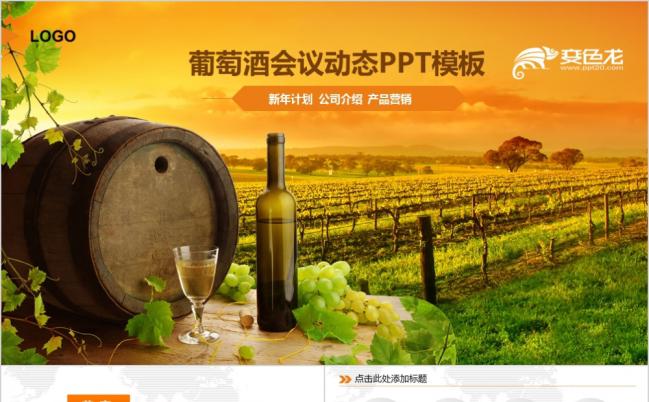 精美高档红酒葡萄酒介绍PPT模版缩略图