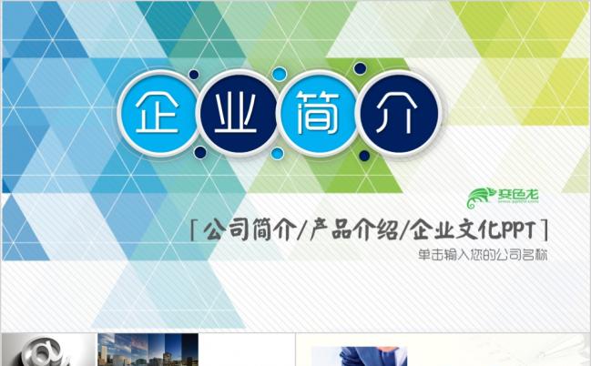 商务实用企业简介PPT模版缩略图
