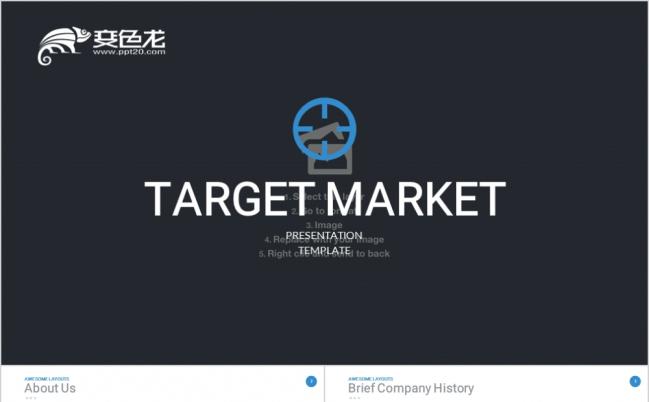 黑色稳重欧美风简约商务市场调研年中年终报告PPT模板缩略图