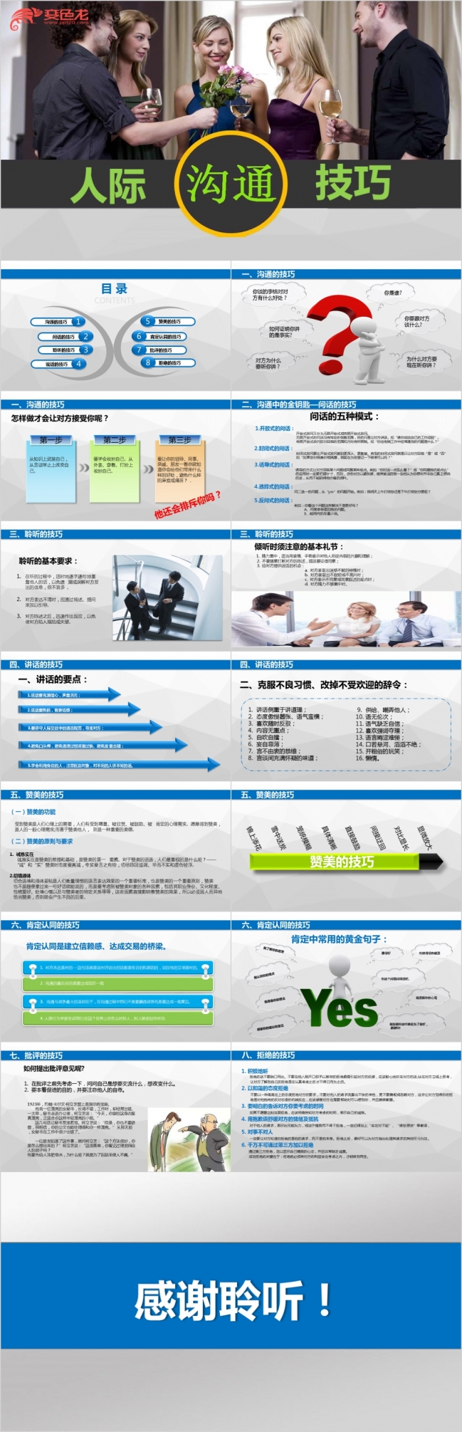 别做话语终结者人际沟通技巧培训可见PPT模板
