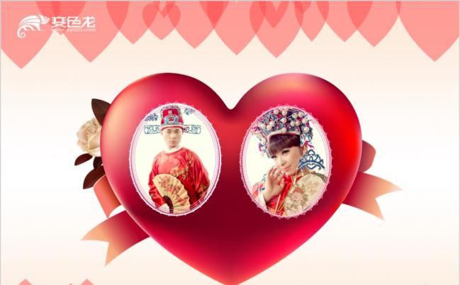 2019粉红浪漫婚礼片头婚礼开场视频PPT模板缩略图