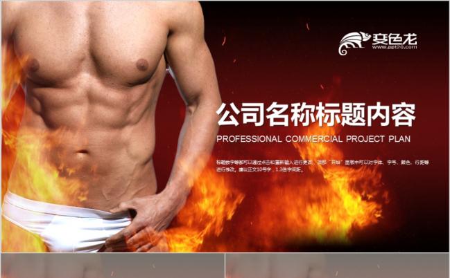 成人用品ppt模板缩略图