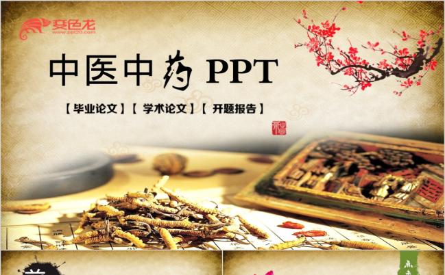 中国风中医动态PPT模板缩略图