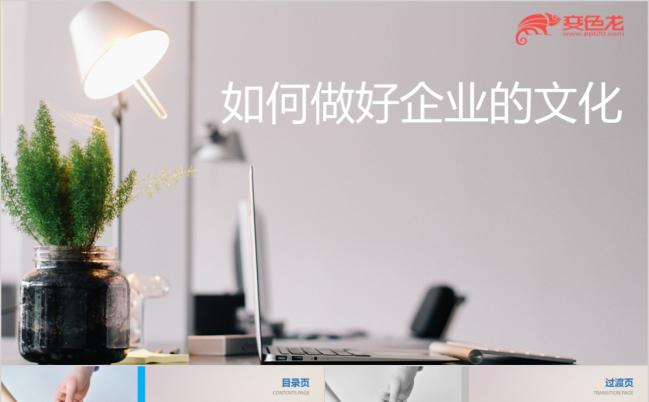 企业文化讨论商务计划PPT模板缩略图