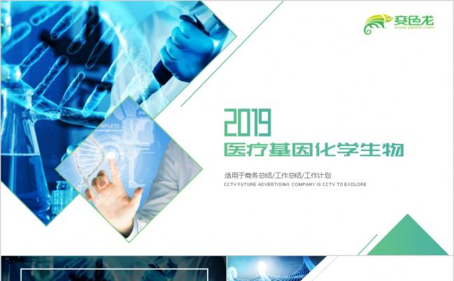 时尚简约基因生物报告PPT模板缩略图