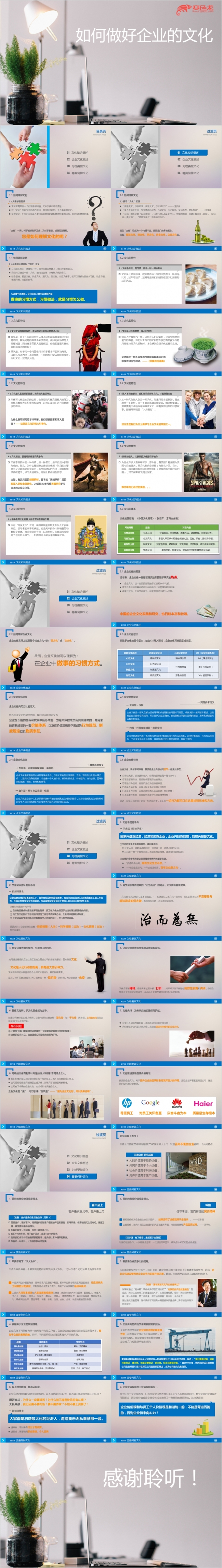 企业文化讨论商务计划PPT模板