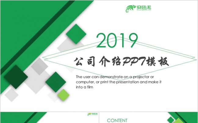 2019清新简约大气公司介绍PPT模板缩略图