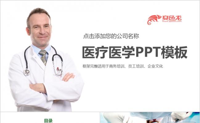 简约大气精致医疗医生护士工作总结PPT模板缩略图
