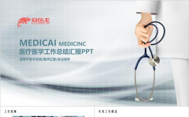 精美大气实用医疗医学工作总结报告PPT模版缩略图