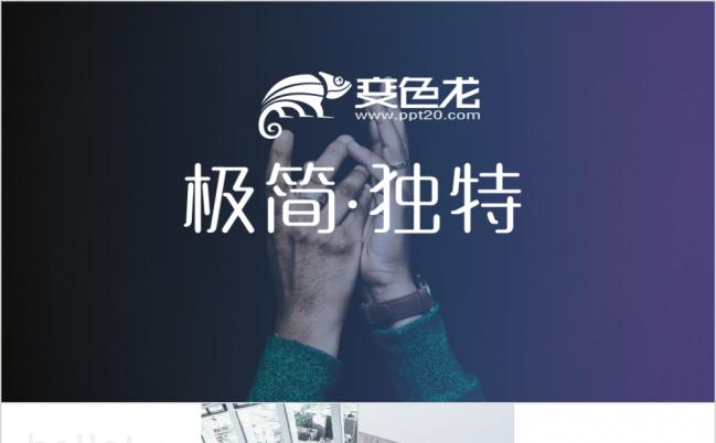 极简独特现代商务项目策划书PPT模板缩略图