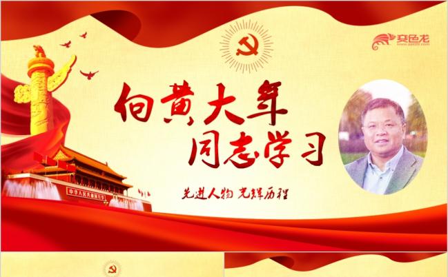 红色经典黄大年先进事迹学习做合格共产党员课件PPT模板缩略图
