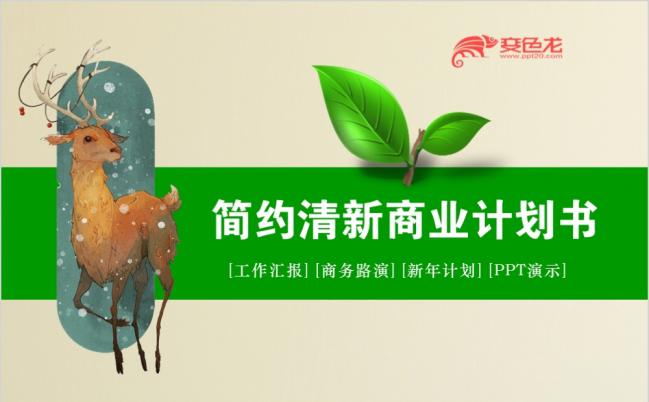 文艺商业创业大气创业商业计划书商业策划书融资投资PPT模板缩略图